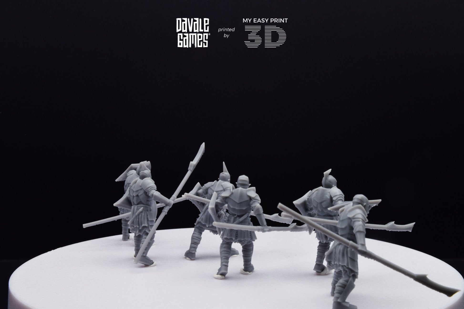 Super Orc Spearman - Davale Games - 3D Printed with high quality resin for LOTR/D&D games