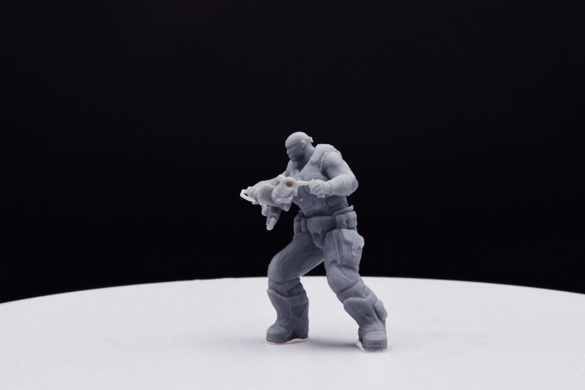 Gears Of War Augustus Cole Summer Ot Miniature - TheSTLSmith - 3D Printed with high quality resin for Skirmish/D&D games