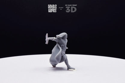 Lord Wandering Elf - Davale Games - 3D Printed with high quality resin for LOTR/D&D games