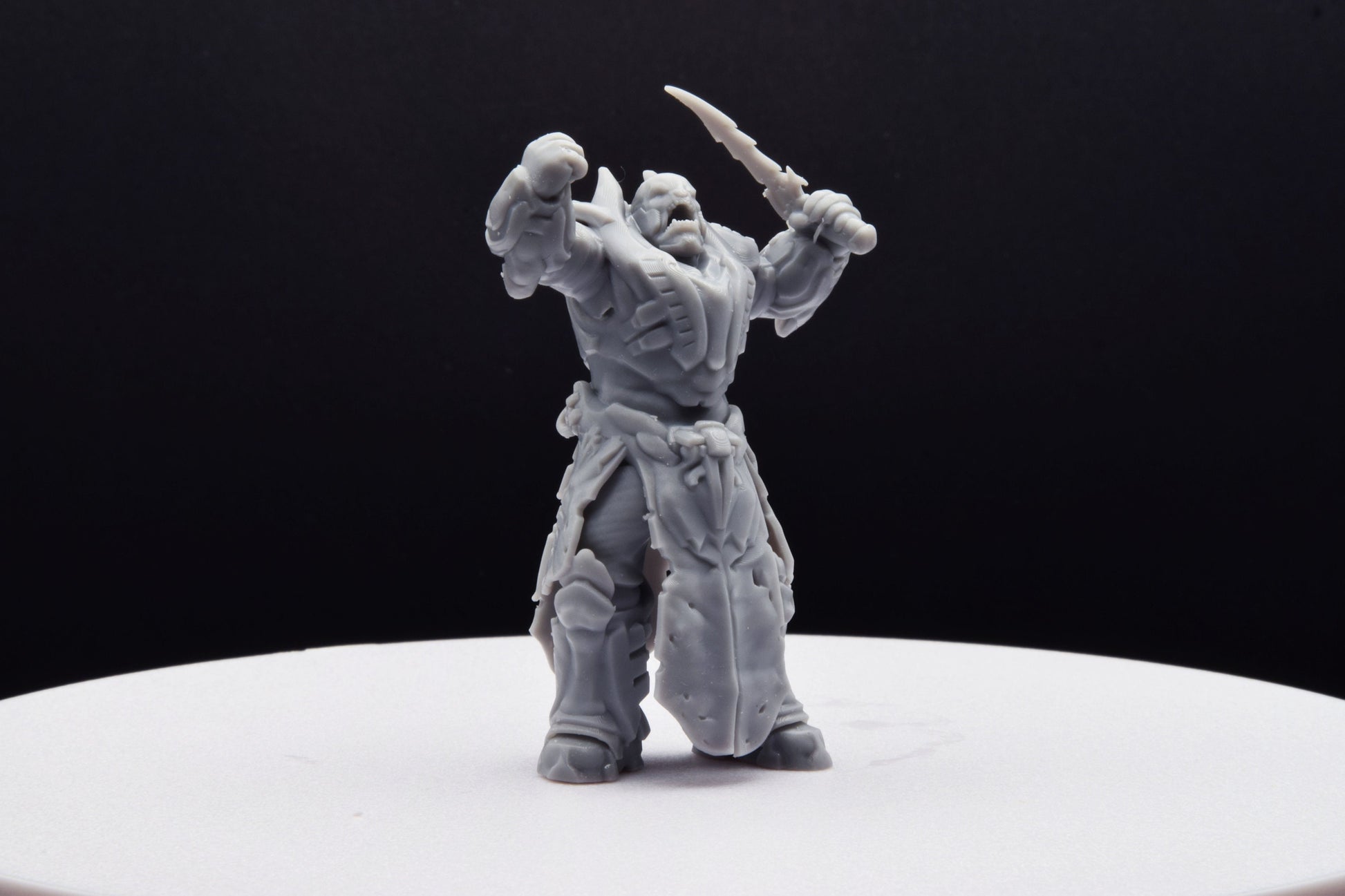 Gears Of War General Raam Ot Miniature - NEOYGEO - 3D Printed with high quality resin for Skirmish/D&D games