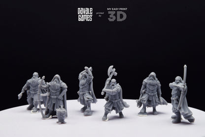 Kalak Dwarf Explorer - Davale Games - 3D Printed with high quality resin for LOTR/D&D games