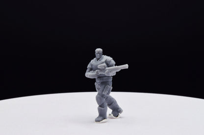 Gears Of War Damon Baird Winter Ot Miniature - TheSTLSmith - 3D Printed with high quality resin for Skirmish/D&D games