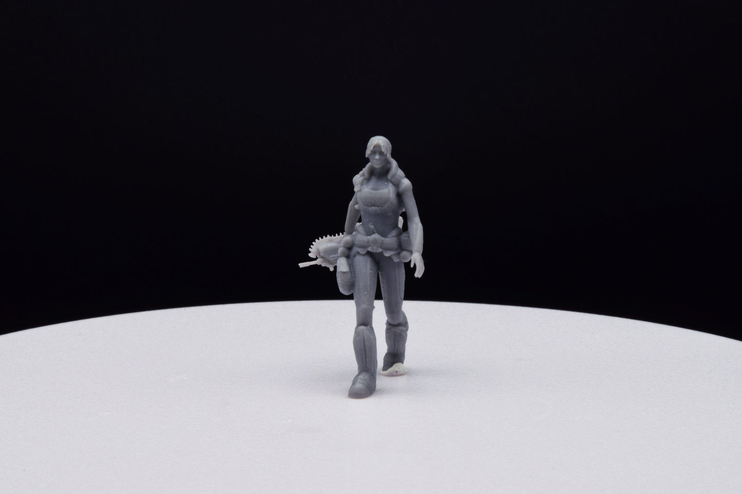 Gears Of War Anya Stroud Command Ot Miniature - TheSTLSmith - 3D Printed with high quality resin for Skirmish/D&D games
