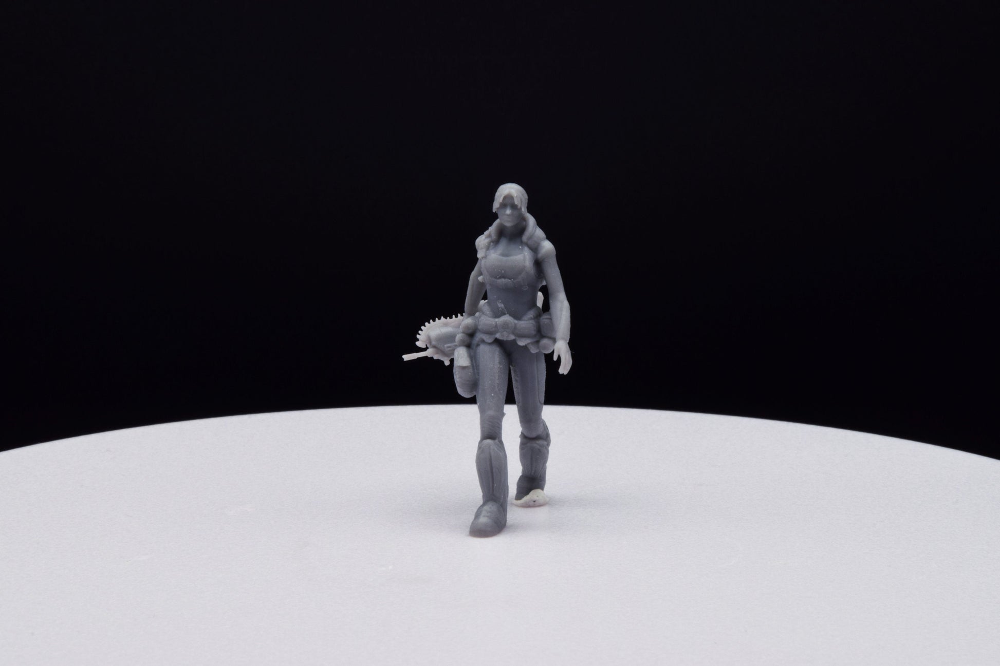 Gears Of War Anya Stroud Command Ot Miniature - TheSTLSmith - 3D Printed with high quality resin for Skirmish/D&D games