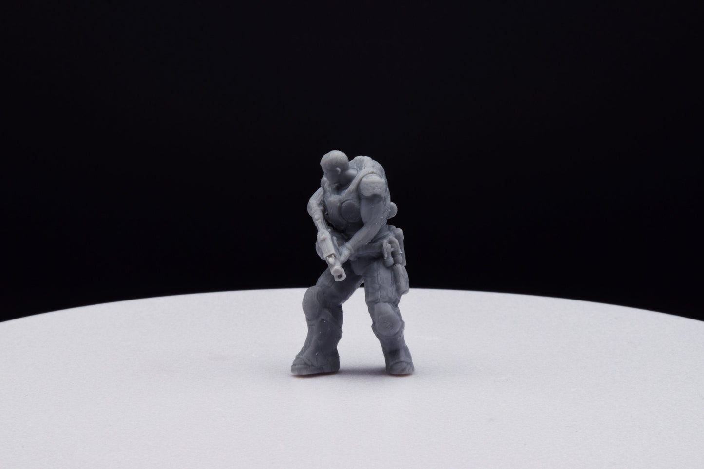 Gears Of War Garron Paduk Ot Miniature - TheSTLSmith - 3D Printed with high quality resin for Skirmish/D&D games