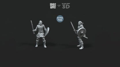 Ostrogoths on foot - Davale Games - Historical games - 3D Printed with high quality resin