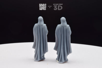 High Elven Lord of Ships  - With or Without Beard - Davale Games - 3D Printed with high quality resin for LOTR/D&D games