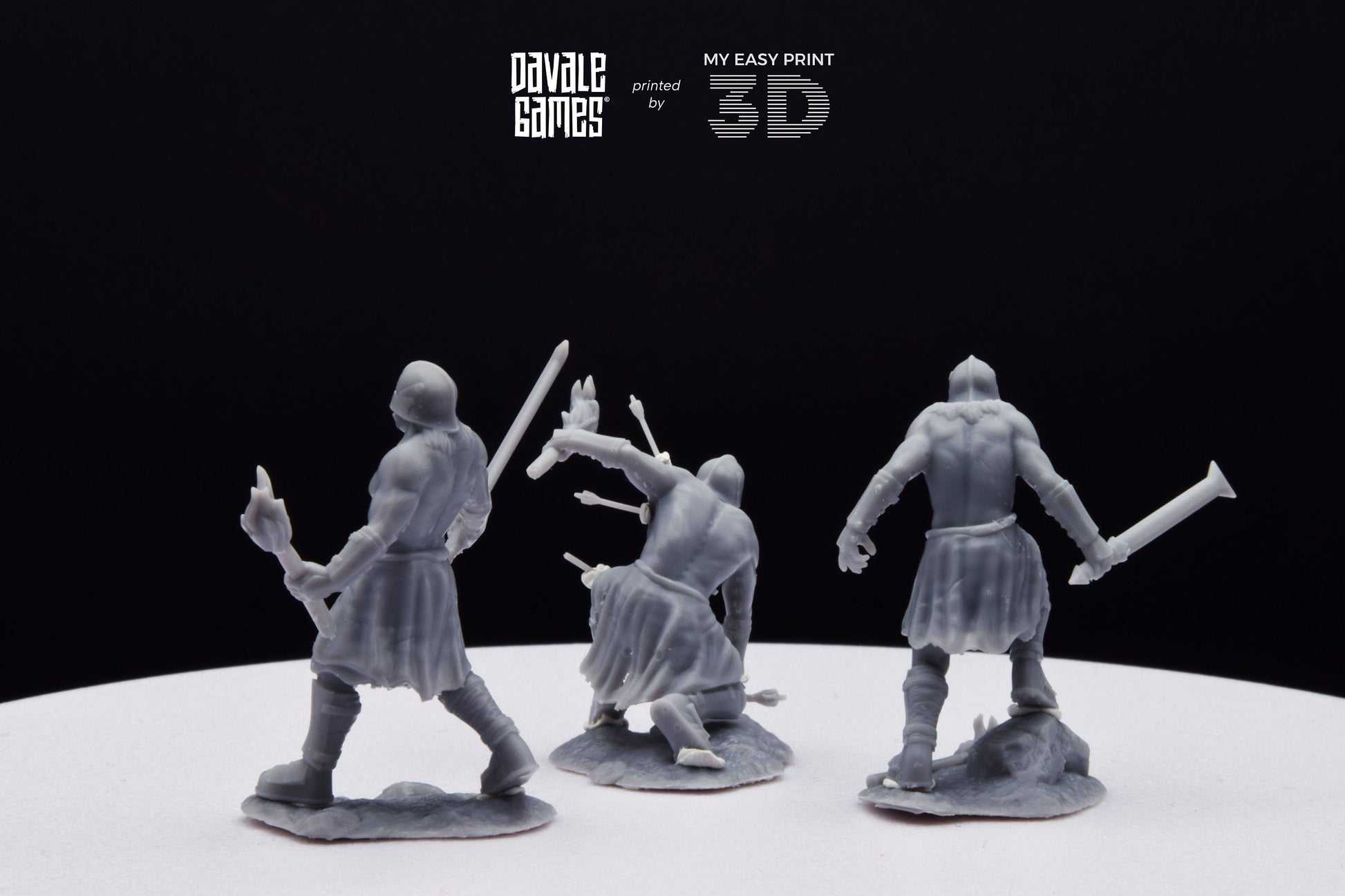 Blood-Handed Berseker Extra Poses - Davale Games - 3D Printed with high quality resin for LOTR/D&D games