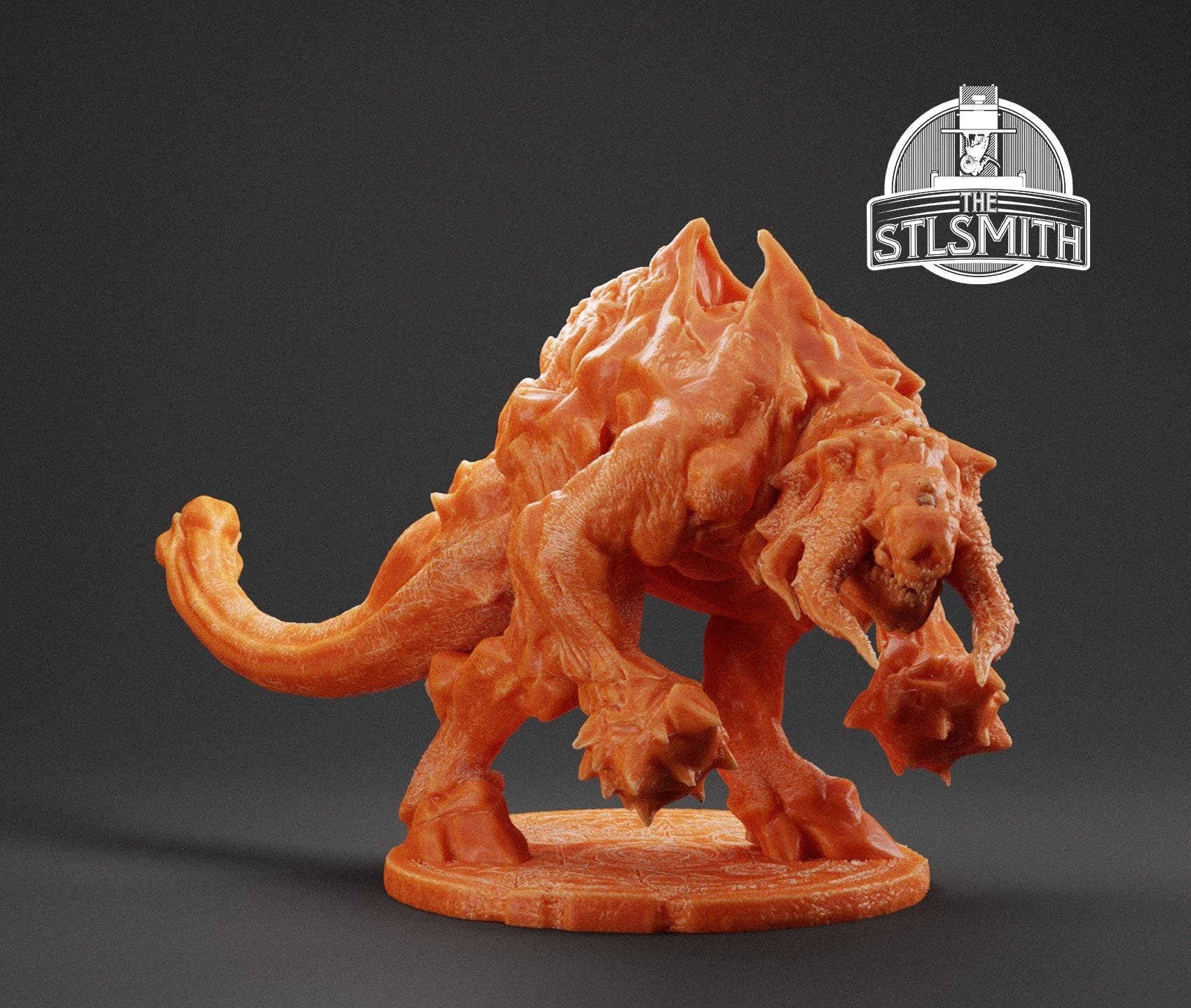 Doom Hell Guardian [3] Miniature - Fanmade - TheSTLSmith - 3D Printed with high quality resin for Skirmish/D&D games