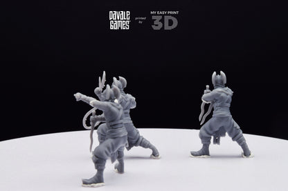 Dragon Army Assassin - Davale Games - 3D Printed with high quality resin for LOTR/D&D games