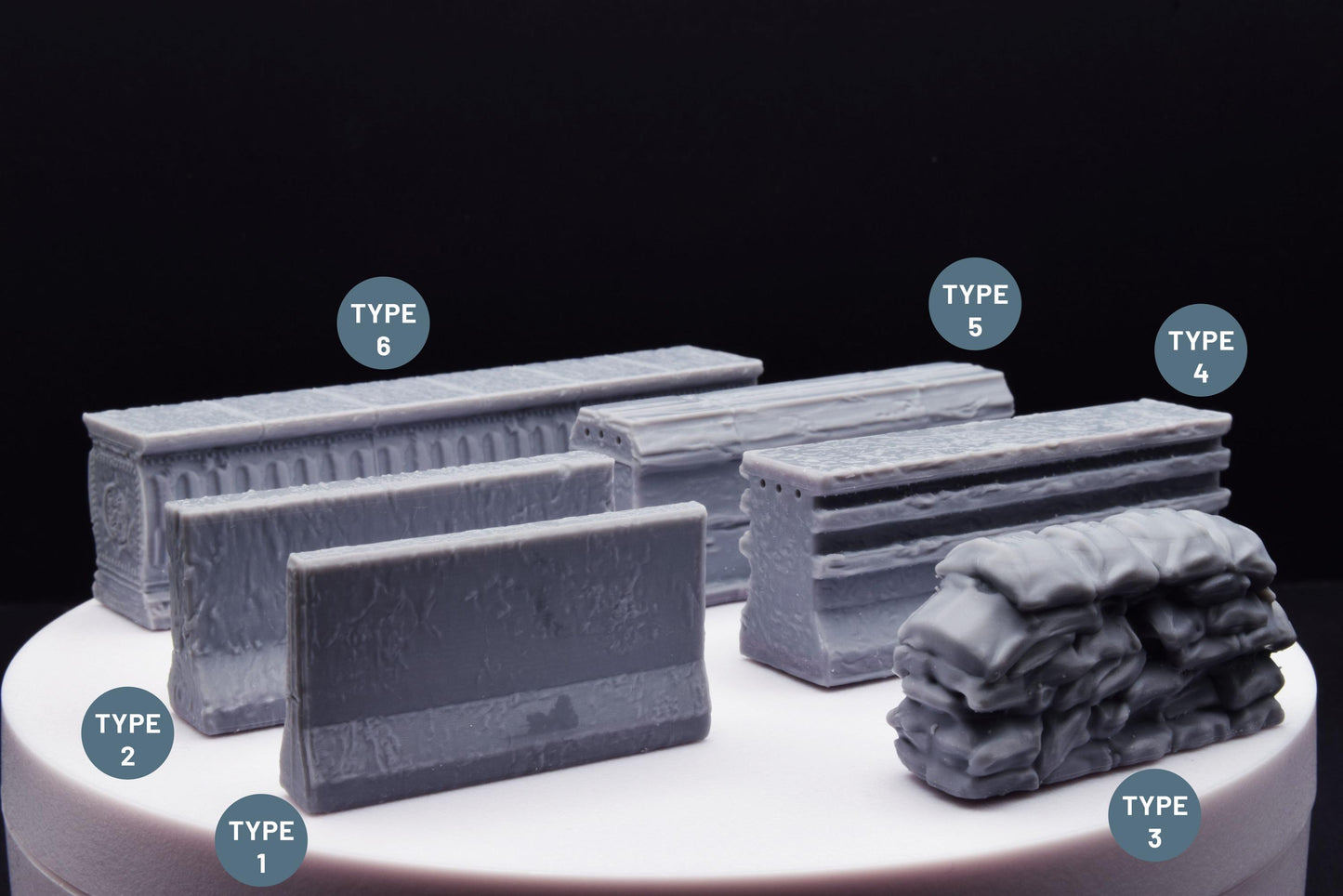 Gears Of War COG Scatter Pack Scenery Miniature - TheSTLSmith - 3D Printed with high quality resin for Skirmish/D&D games