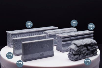 Gears Of War COG Scatter Pack Scenery Miniature - TheSTLSmith - 3D Printed with high quality resin for Skirmish/D&D games