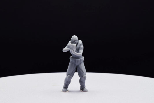 Doom UAC Marine 02 Miniature - Fanmade - TheSTLSmith - 3D Printed with high quality resin for Skirmish/D&D games