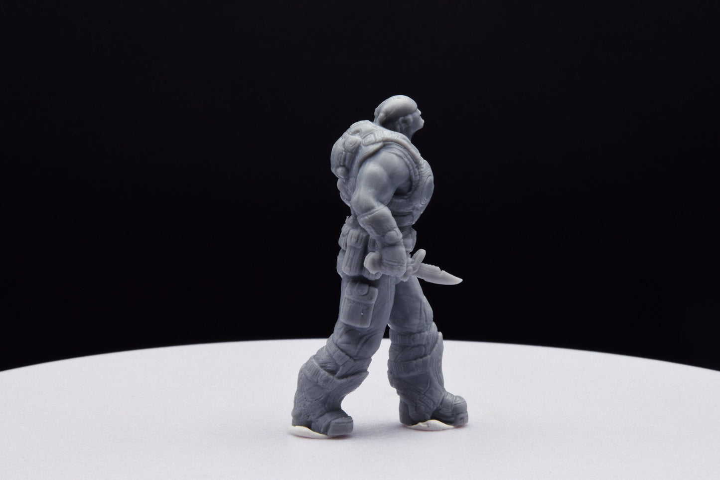 Gears Of War Marcus Fenix Summer Ot Miniature - TheSTLSmith - 3D Printed with high quality resin for Skirmish/D&D games