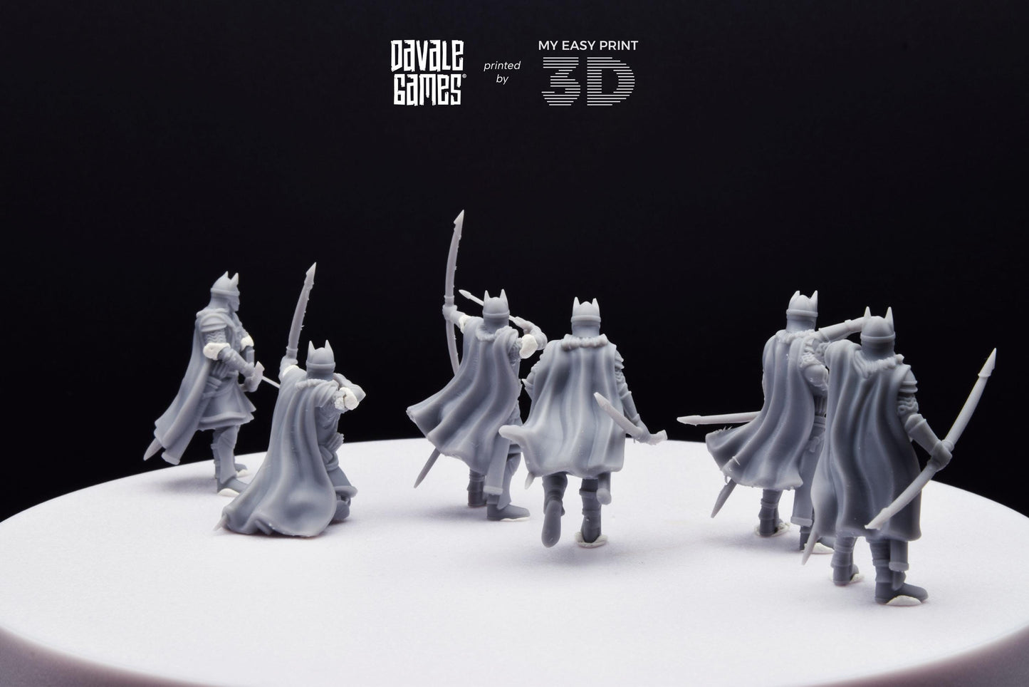 High Human Archer - Davale Games - 3D Printed with high quality resin for LOTR/D&D games