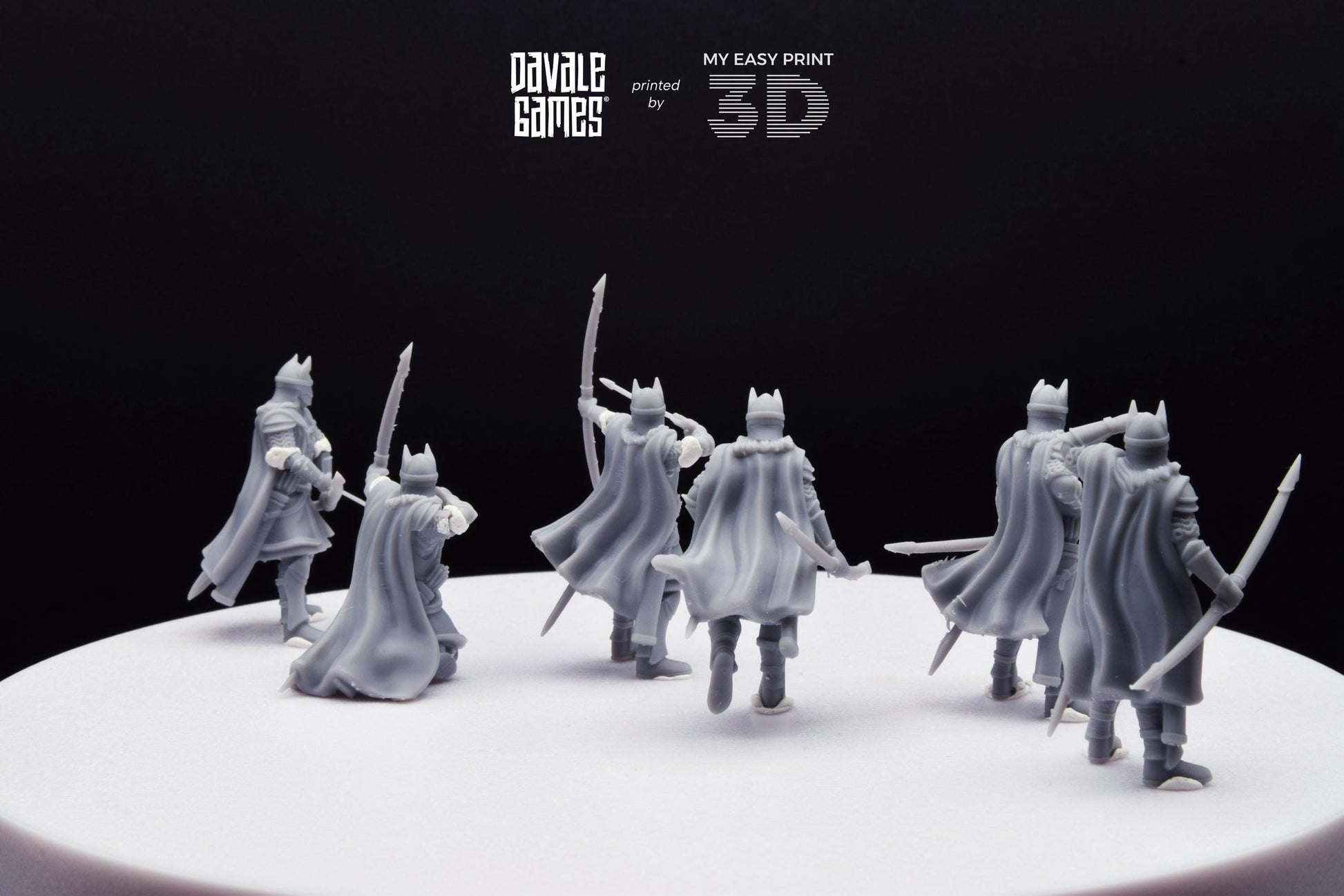 High Human Archer - Davale Games - 3D Printed with high quality resin for LOTR/D&D games