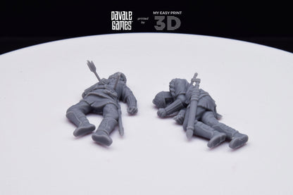 Gepids Casualties - Davale Games - Historical games - 3D Printed with high quality resin