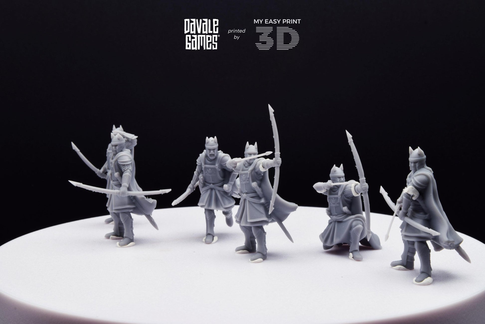High Human Archer - Davale Games - 3D Printed with high quality resin for LOTR/D&D games