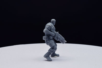 Gears Of War COG JD Fenix Ot Miniature - TheSTLSmith - 3D Printed with high quality resin for Skirmish/D&D games