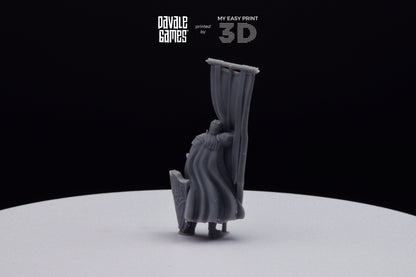 Armoured Wood Elf on Foot Banner 2 - Davale Games - 3D Printed with high quality resin for LOTR/D&D games
