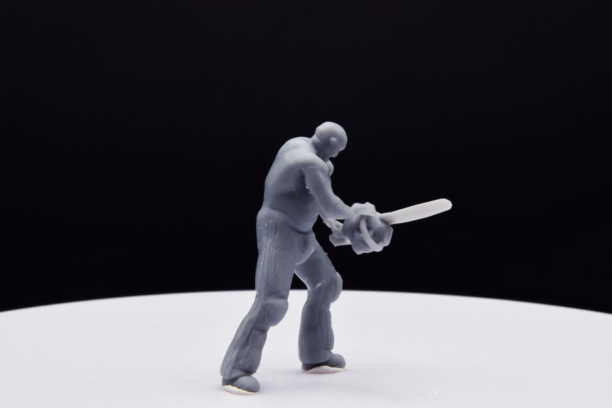 Doom Zombie Chainsaw Miniature - Fanmade - TheSTLSmith - 3D Printed with high quality resin for Skirmish/D&D games
