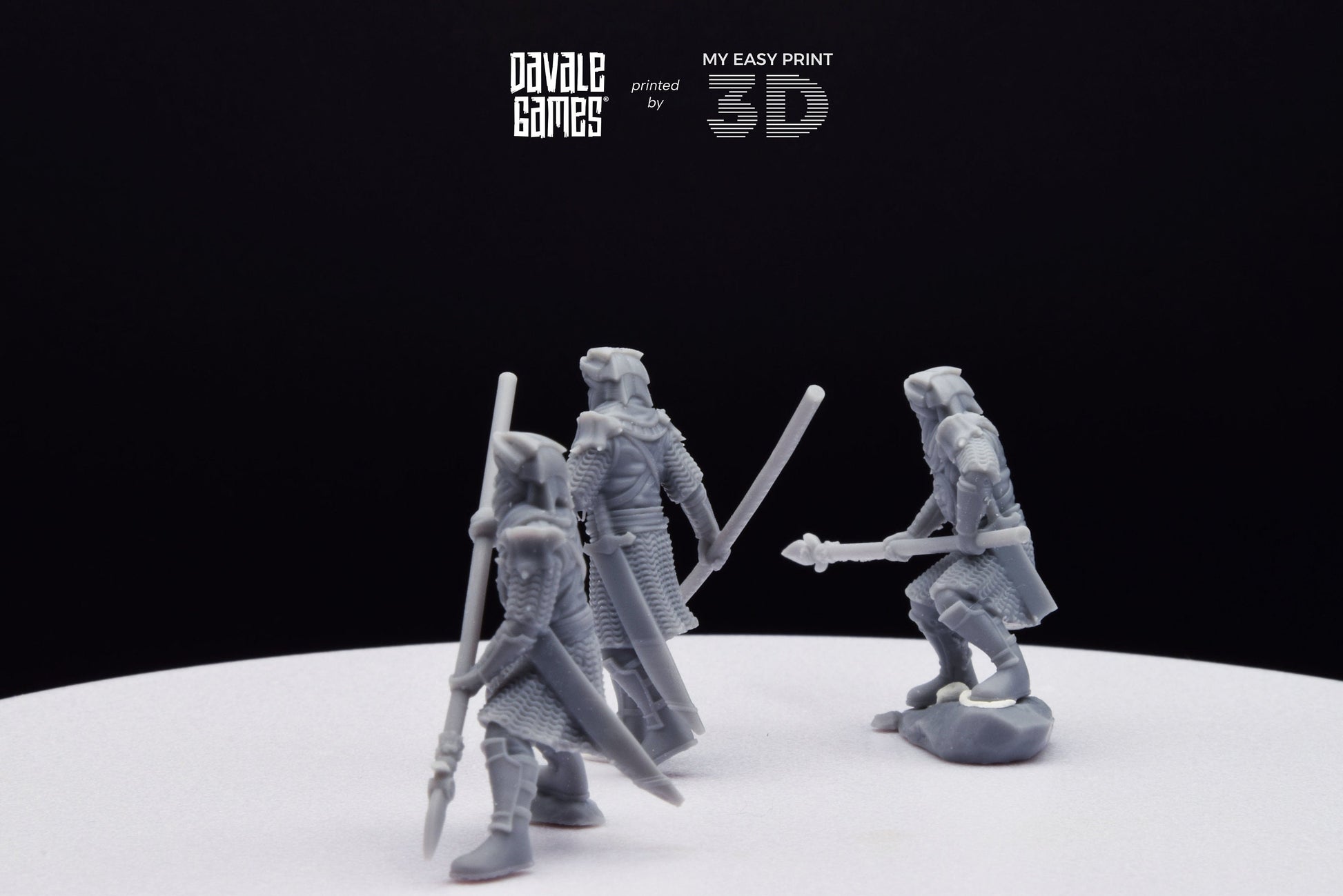 Snake Rider - Davale Games - 3D Printed with high quality resin for LOTR/D&D games