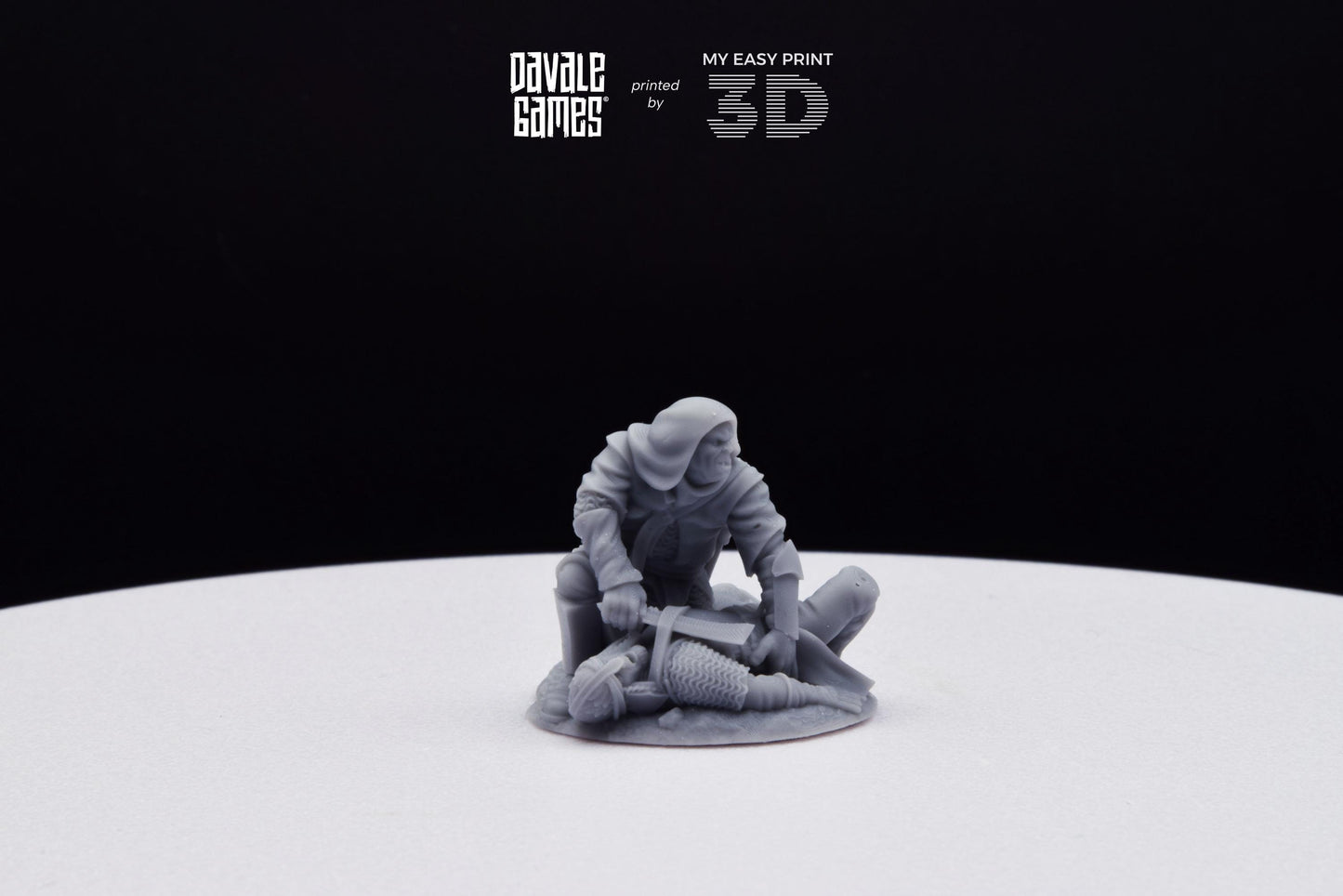 Orc Thief - Davale Games - 3D Printed with high quality resin for LOTR/D&D games