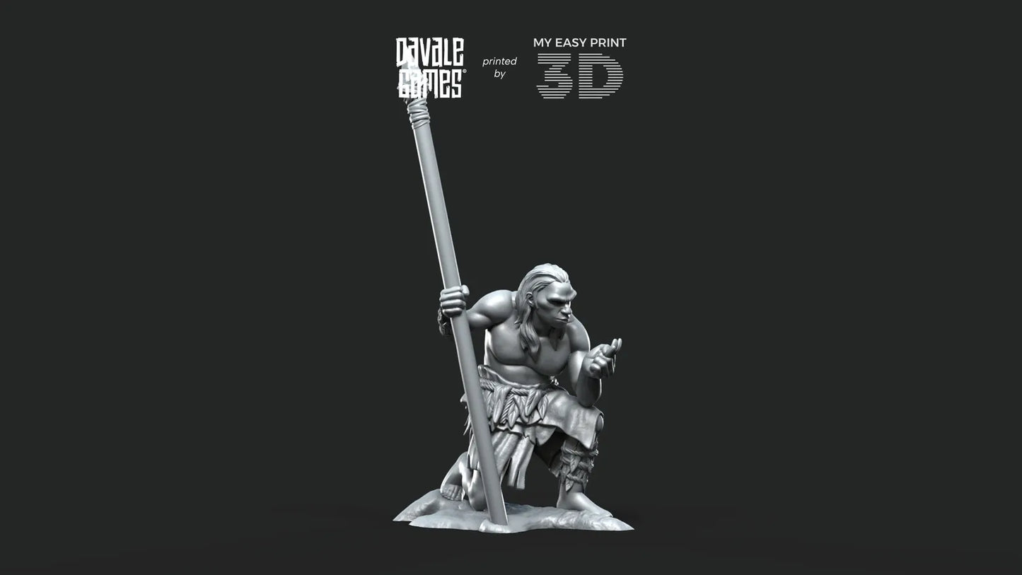 Forest Tribe - Free Forest - Davale Games - 3D Printed with high quality resin for LOTR/D&D games