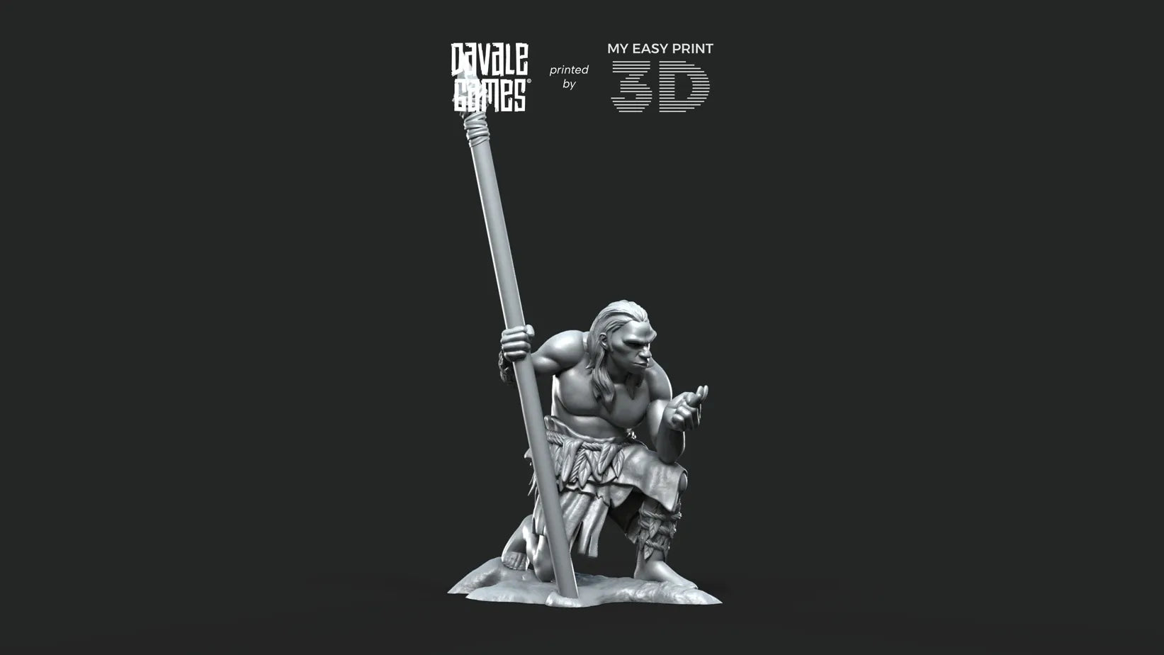Forest Tribe - Free Forest - Davale Games - 3D Printed with high quality resin for LOTR/D&D games