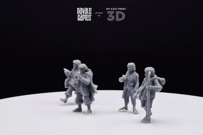 Halfmen Fellow - Davale Games - 3D Printed with high quality resin for LOTR/D&D games