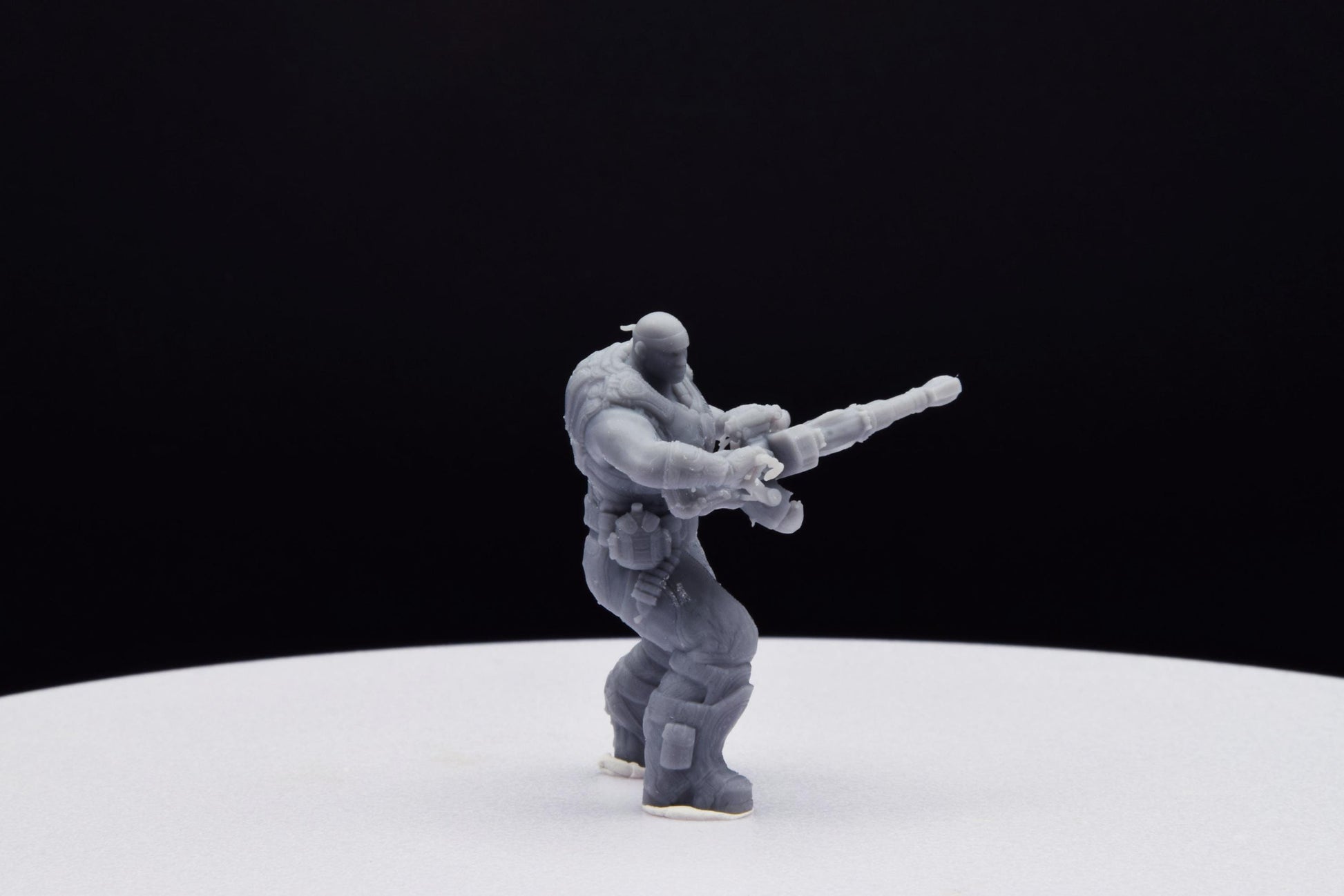 Gears Of War Augustus Cole Summer Ot Miniature - TheSTLSmith - 3D Printed with high quality resin for Skirmish/D&D games
