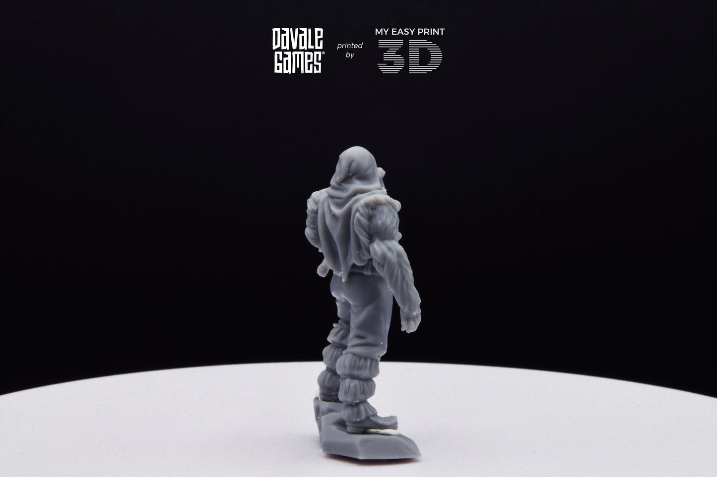 Grudder The Bearman - Davale Games - 3D Printed with high quality resin for LOTR/D&D games