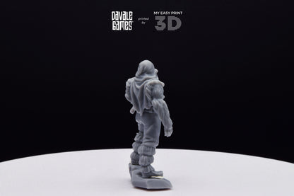 Grudder The Bearman - Davale Games - 3D Printed with high quality resin for LOTR/D&D games
