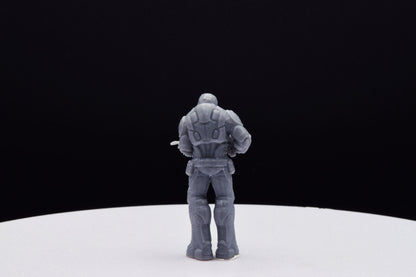 Gears Of War Onyx Guard Male Ot Miniature - TheSTLSmith - 3D Printed with high quality resin for Skirmish/D&D games