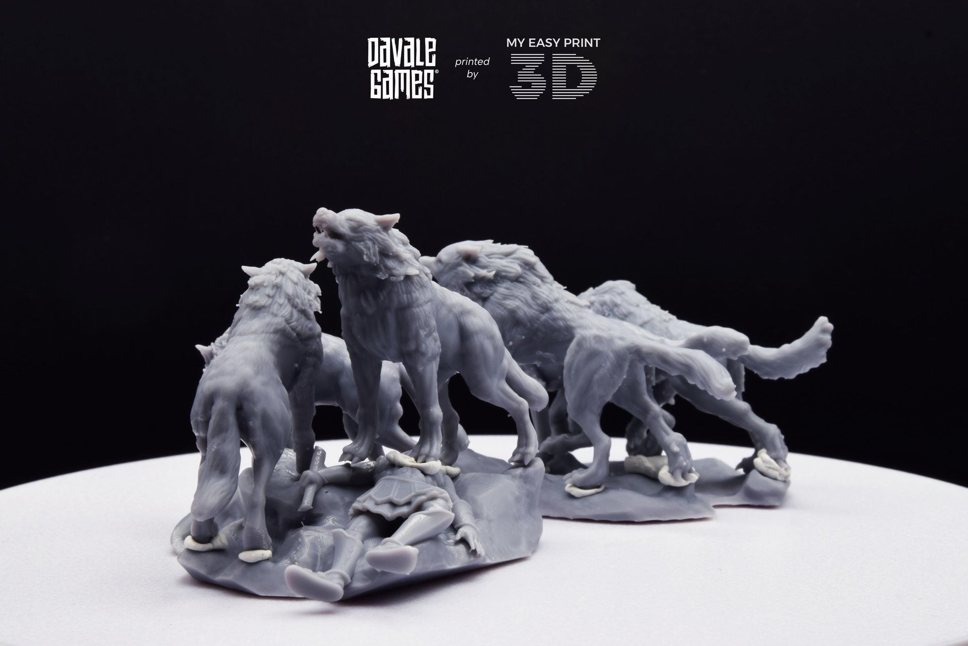 Fenrir Wolf Litter (ODIN) - Davale Games - Mythological games - 3D Printed with high quality resin