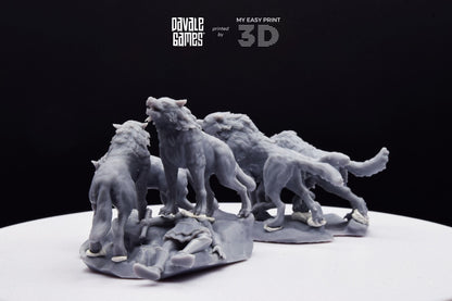 Fenrir Wolf Litter (ODIN) - Davale Games - Mythological games - 3D Printed with high quality resin