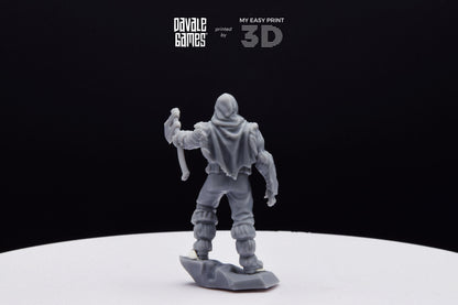 Grudder The Bearman - Davale Games - 3D Printed with high quality resin for LOTR/D&D games