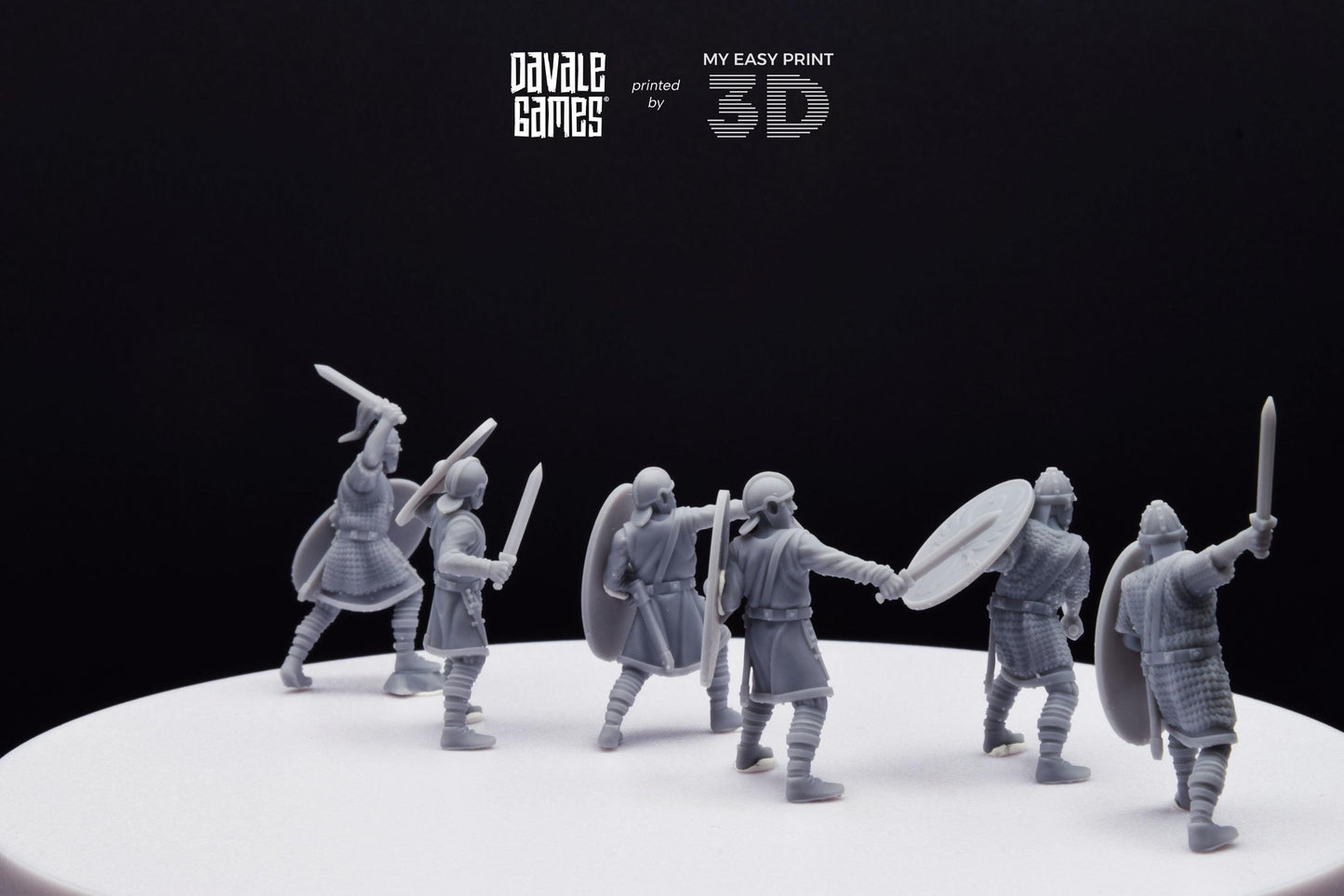 Roman Soldiers with Sword - Davale Games - Historical games - 3D Printed with high quality resin