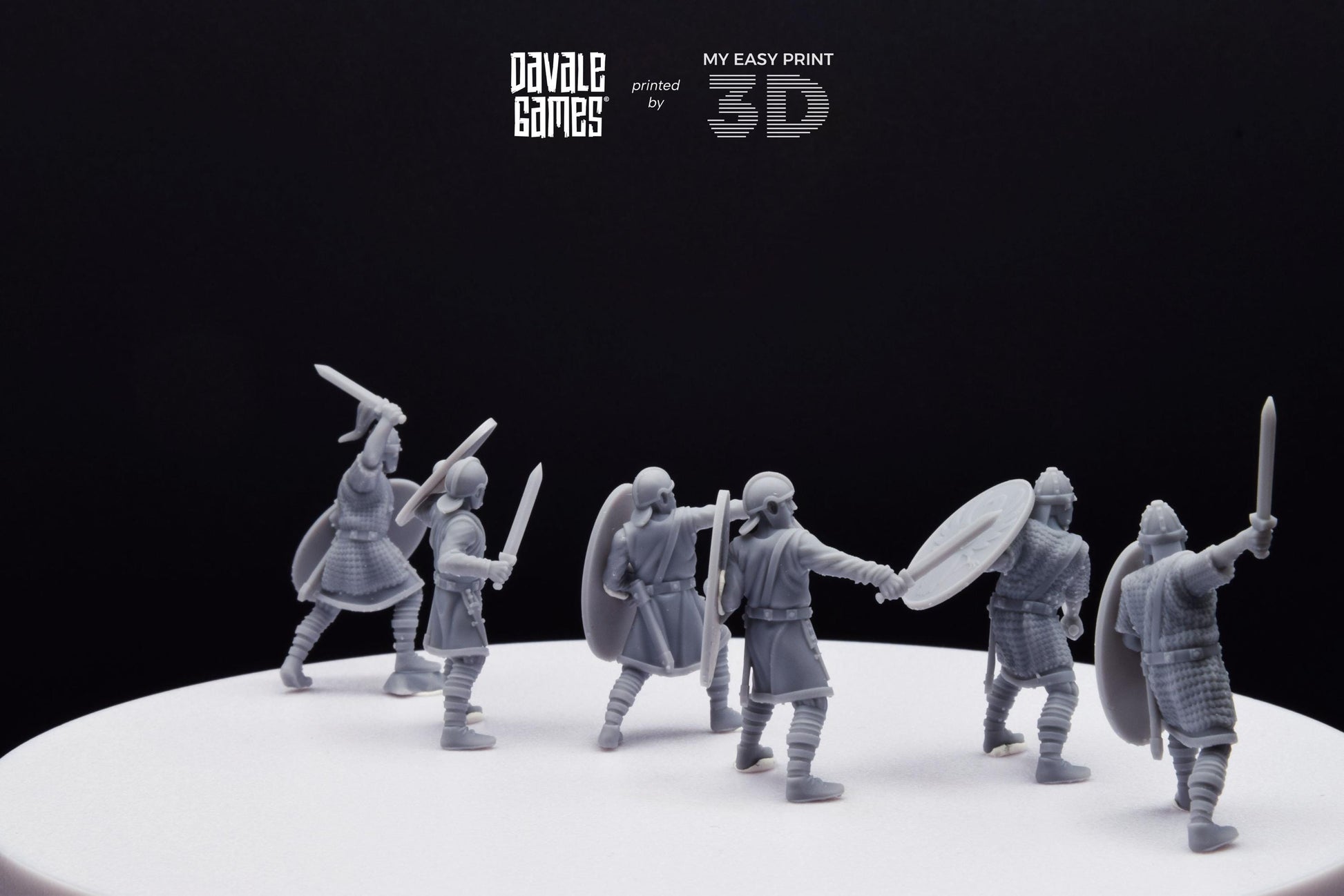 Roman Soldiers with Sword - Davale Games - Historical games - 3D Printed with high quality resin