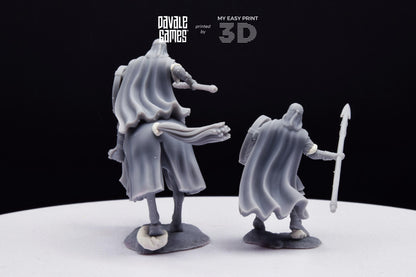 Erwin The Son - Foot and Mounted - Davale Games - 3D Printed with high quality resin for LOTR/D&D games