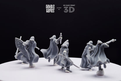 Bloody Elf King Guard - Davale Games - 3D Printed with high quality resin for LOTR/D&D games