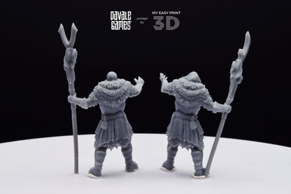 Shamans Super Orc - Davale Games - 3D Printed with high quality resin for LOTR/D&D games