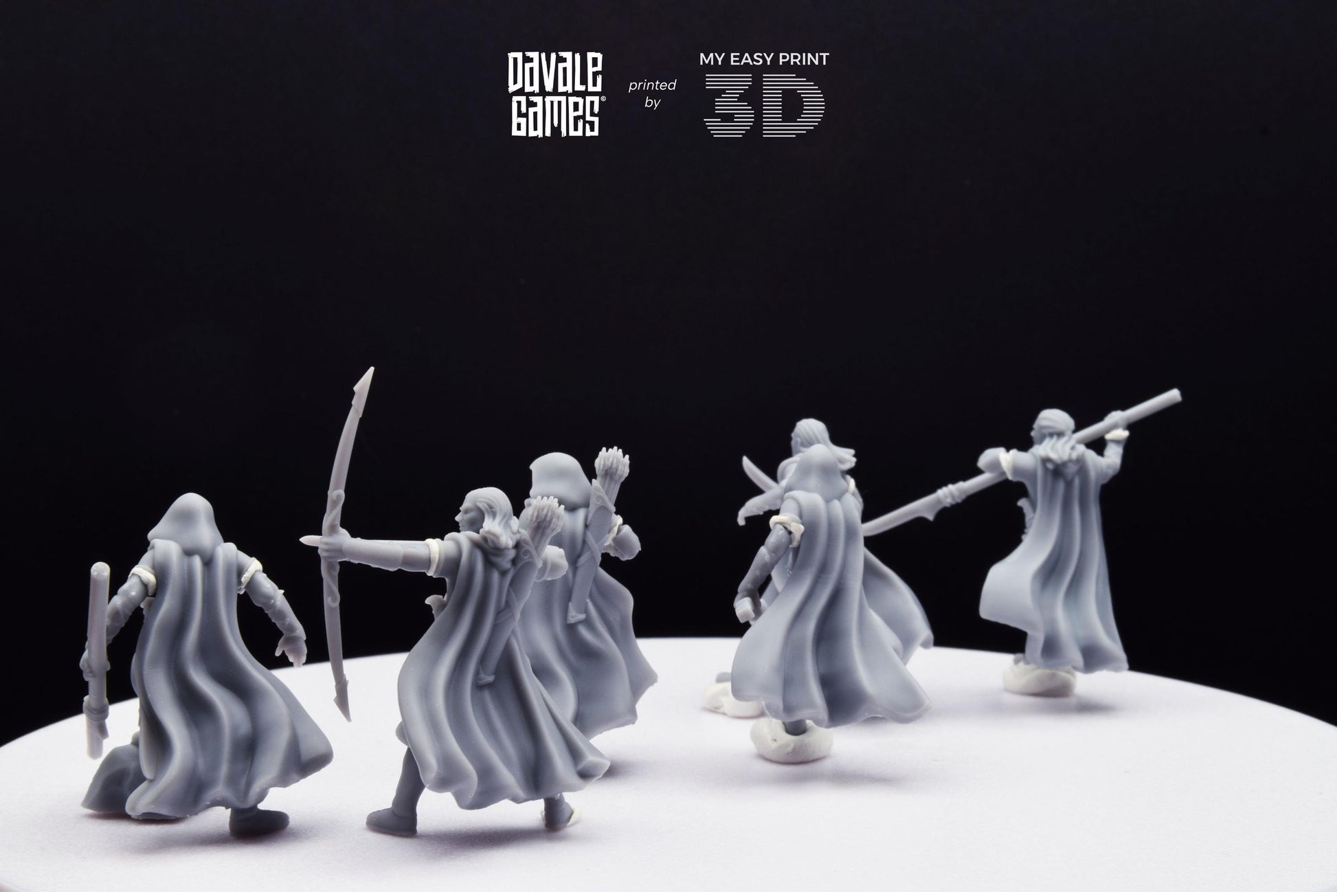 Wandering Bloody Elf - Davale Games - 3D Printed with high quality resin for LOTR/D&D games