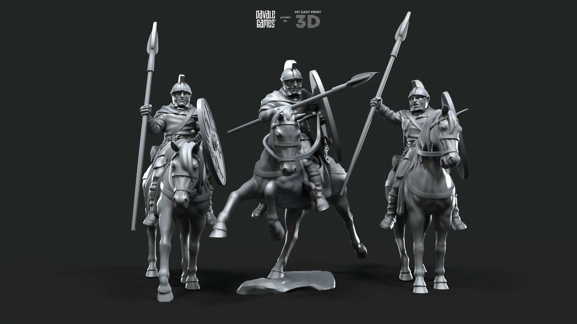 Roman Knights - Davale Games - Historical games - 3D Printed with high quality resin