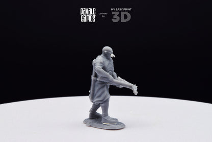 Blood-Handed Captain with Crossbow - Davale Games - 3D Printed with high quality resin for LOTR/D&D games