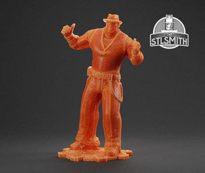 Gears Of War Augustus Cole Civilian Ot Miniature - TheSTLSmith - 3D Printed with high quality resin for Skirmish/D&D games