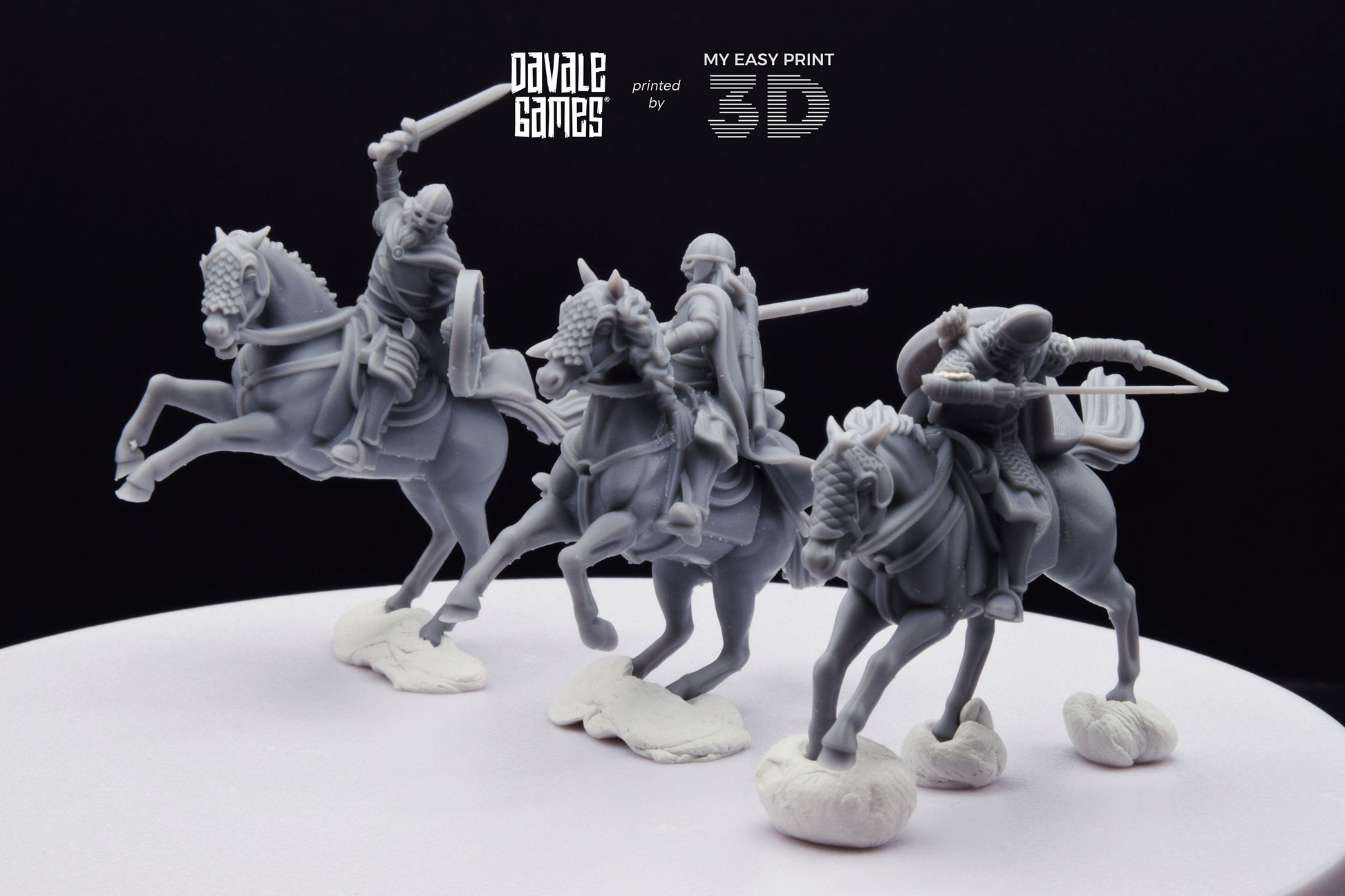 West Riders - Mounted - Davale Games - 3D Printed with high quality resin for LOTR/D&D games