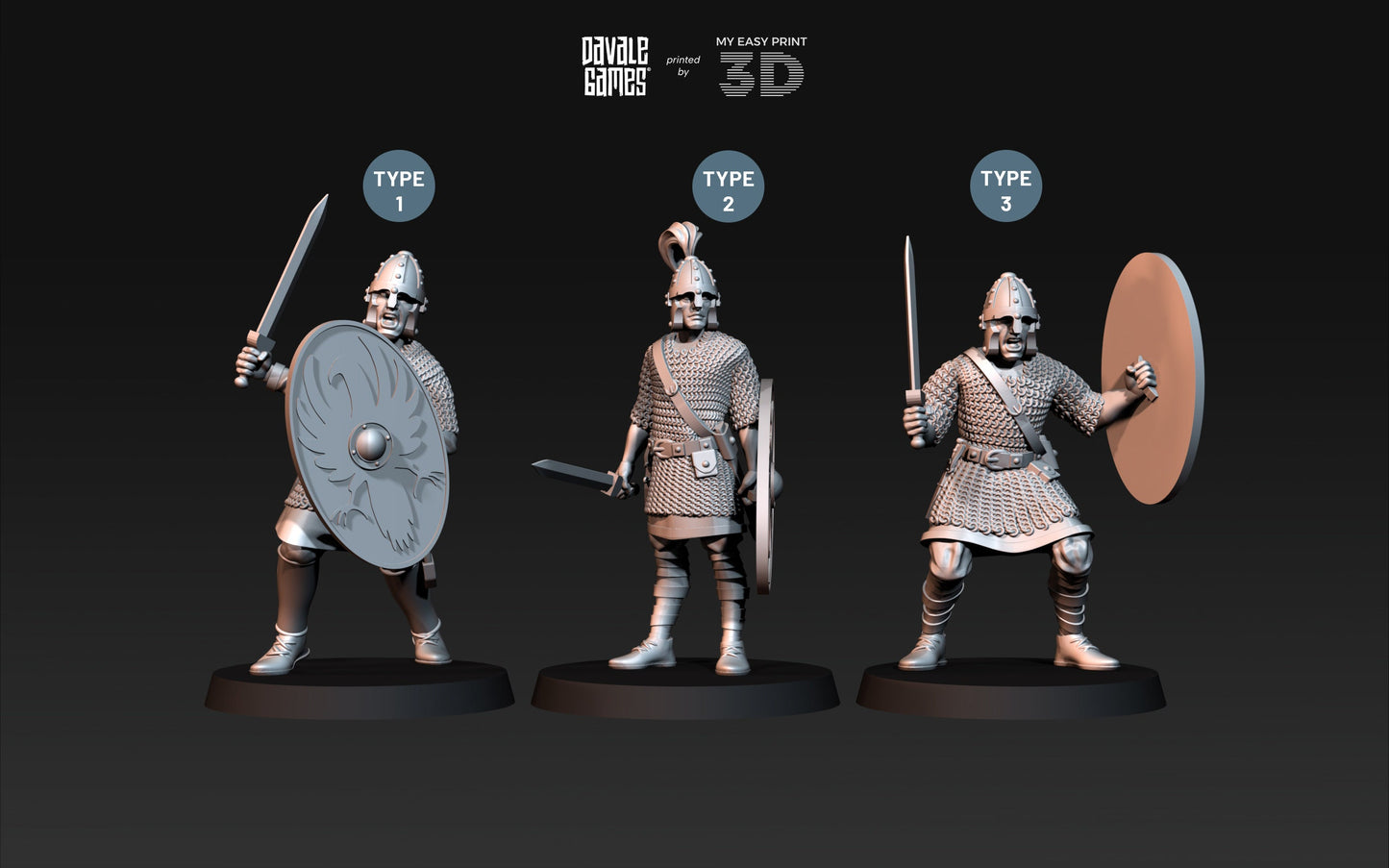 Roman Soldiers with Armour - Davale Games - Historical games