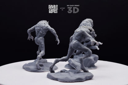 Lycanthropes of Anagar - Davale Games - 3D Printed with high quality resin for LOTR/D&D games