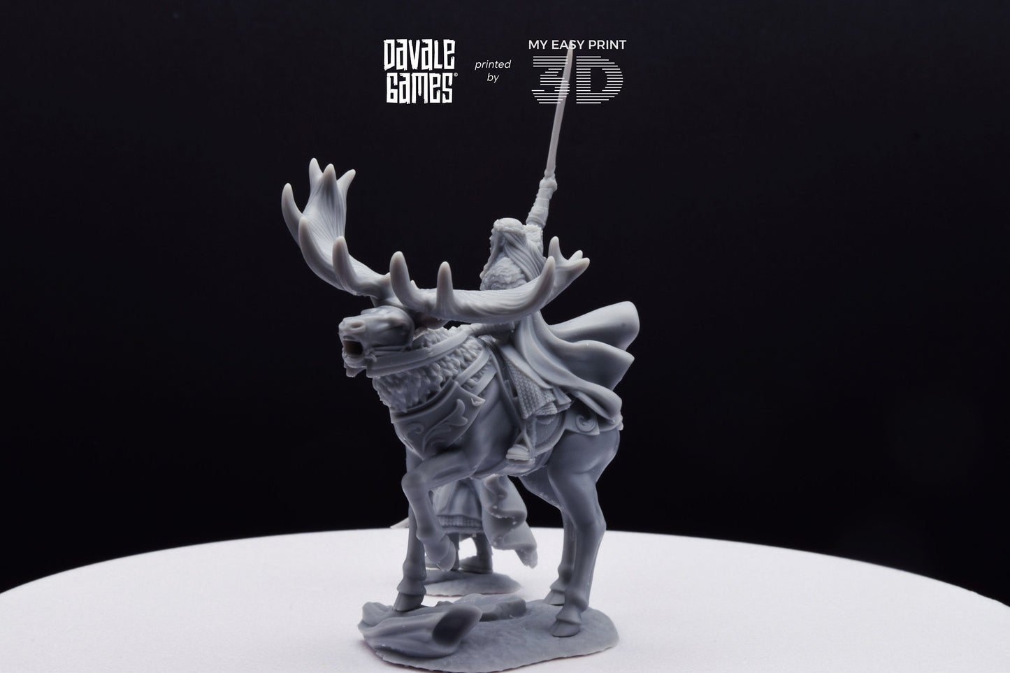 King of the Forest - Foot and Mounted - Davale Games - 3D Printed with high quality resin for LOTR/D&D games
